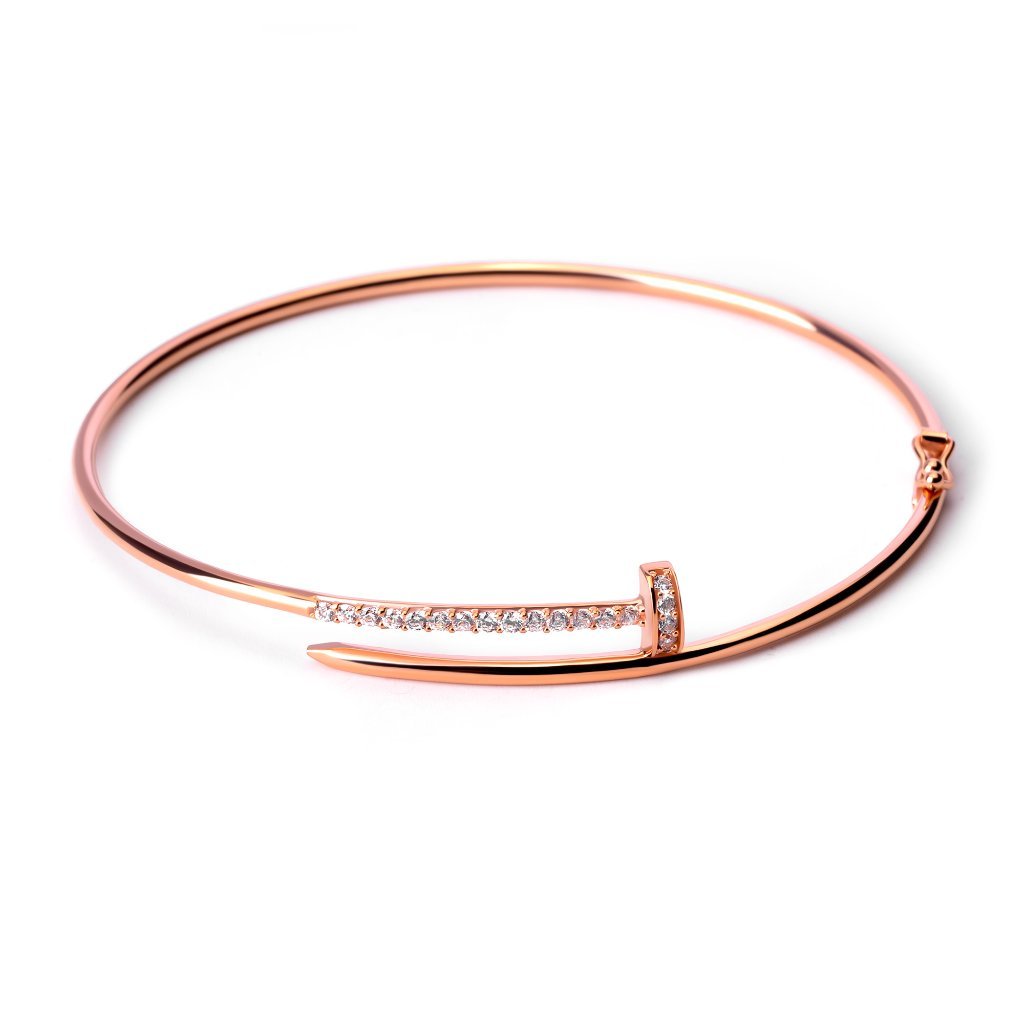Gelang Emas 8K - Nail Gold Bangle - Terra Collection - Juene Jewelry - Juene