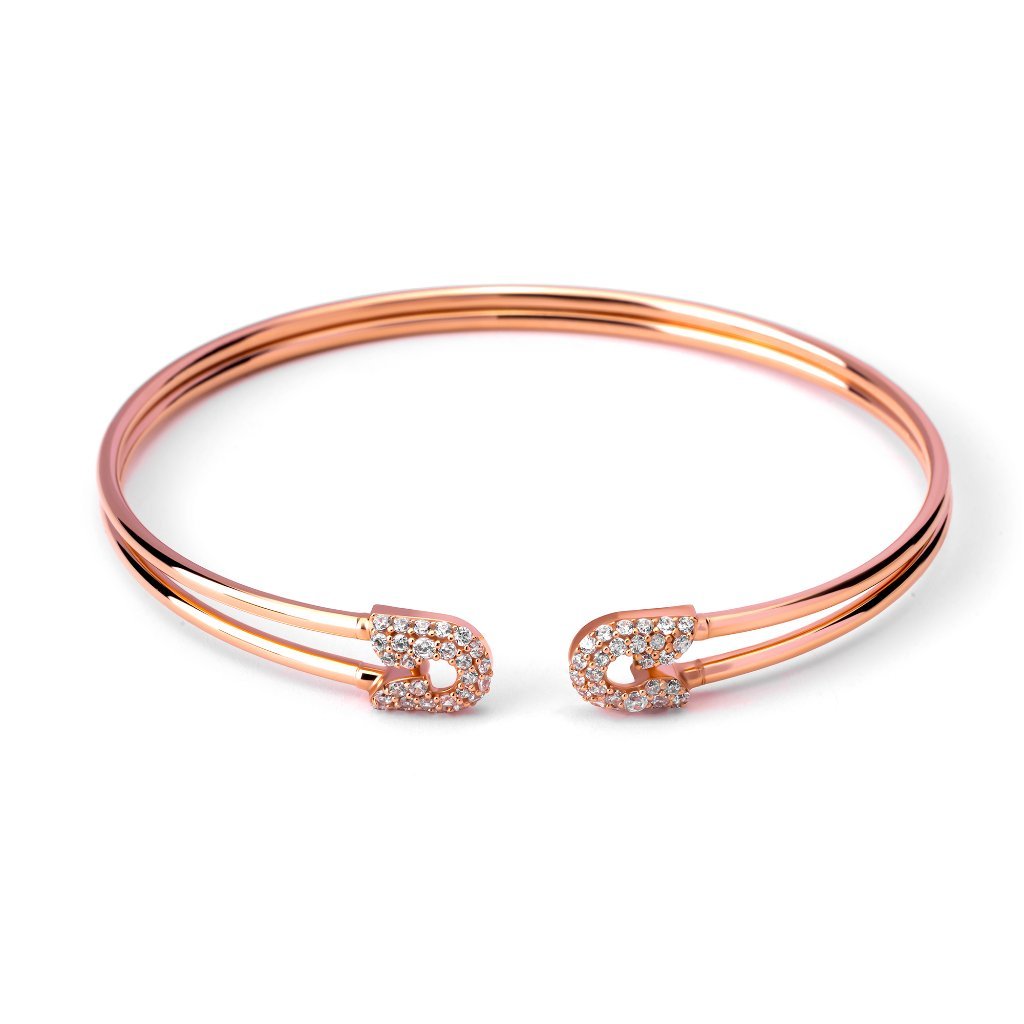 Gelang Emas 8K - Pin Gold Bangle 02 - Terra Collection - Juene Jewelry - Juene