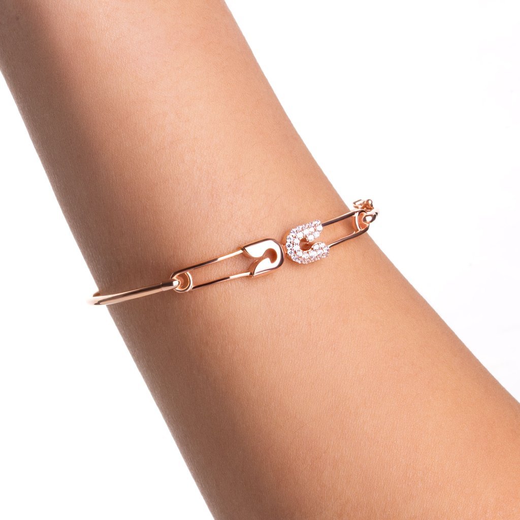 Gelang Emas 8K - Pin Gold Bangle 03 - Terra Collection - Juene Jewelry - Juene