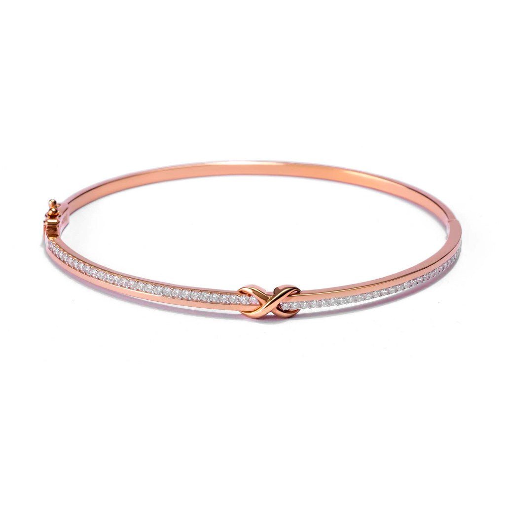 Gelang Emas 8K - Rika Gold Bangle - Brianeta Collection - Juene Jewelry - Juene Jewelry