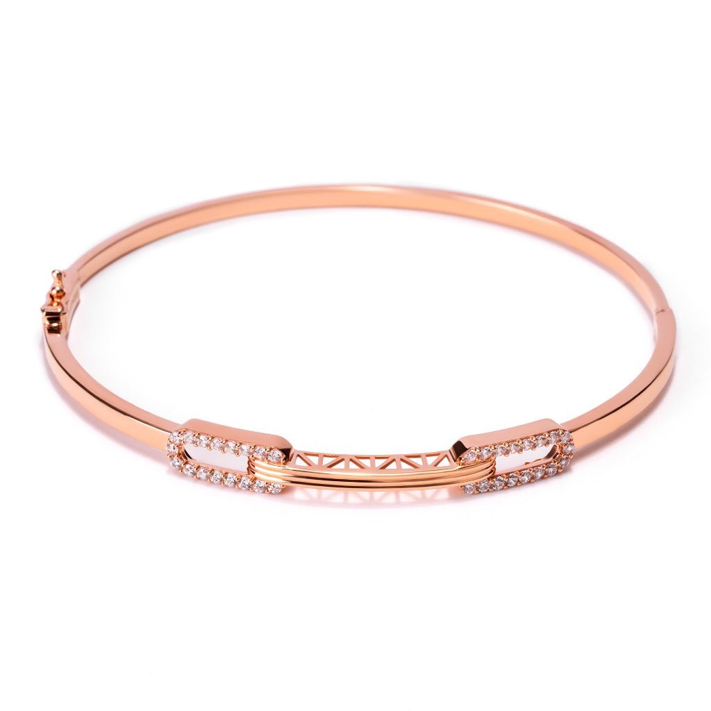 Gelang Emas 8K - Runa Gold Bangle 01 - Viviene Collection - Juene Jewelry - Juene
