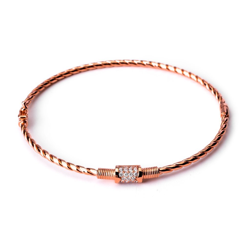 Gelang Emas 8K - Sparla Gold Bangle 02 - Terra Collection - Juene Jewelry - Juene