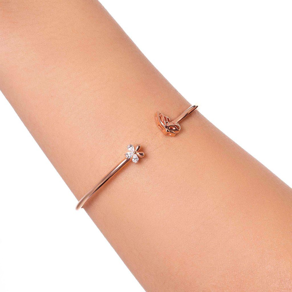 Gelang Emas 8K - Stella Gold Bangle - Brianeta Collection - Juene Jewelry - Juene Jewelry