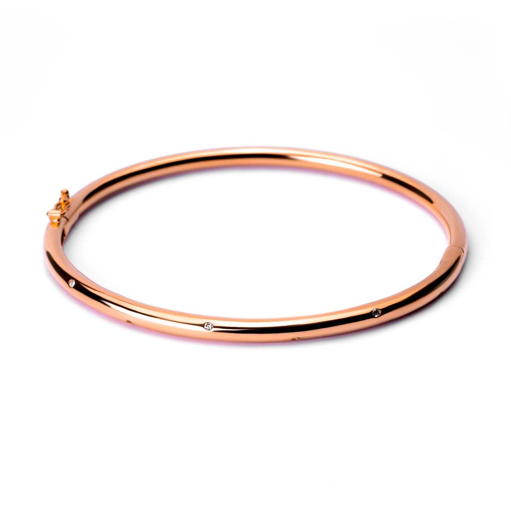 Gelang Emas 8k - Wanda Gold Bangle - Tally Collection - Juene Jewelry - Juene