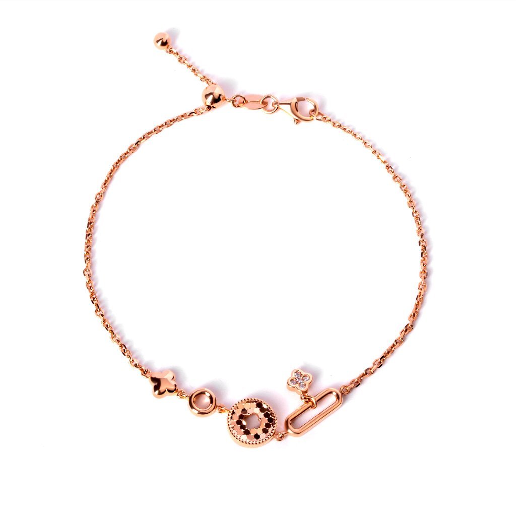 Gelang Serut 8K - Sarra Gold Bracelet - Maddie Collection - Juene Jewelry - Juene