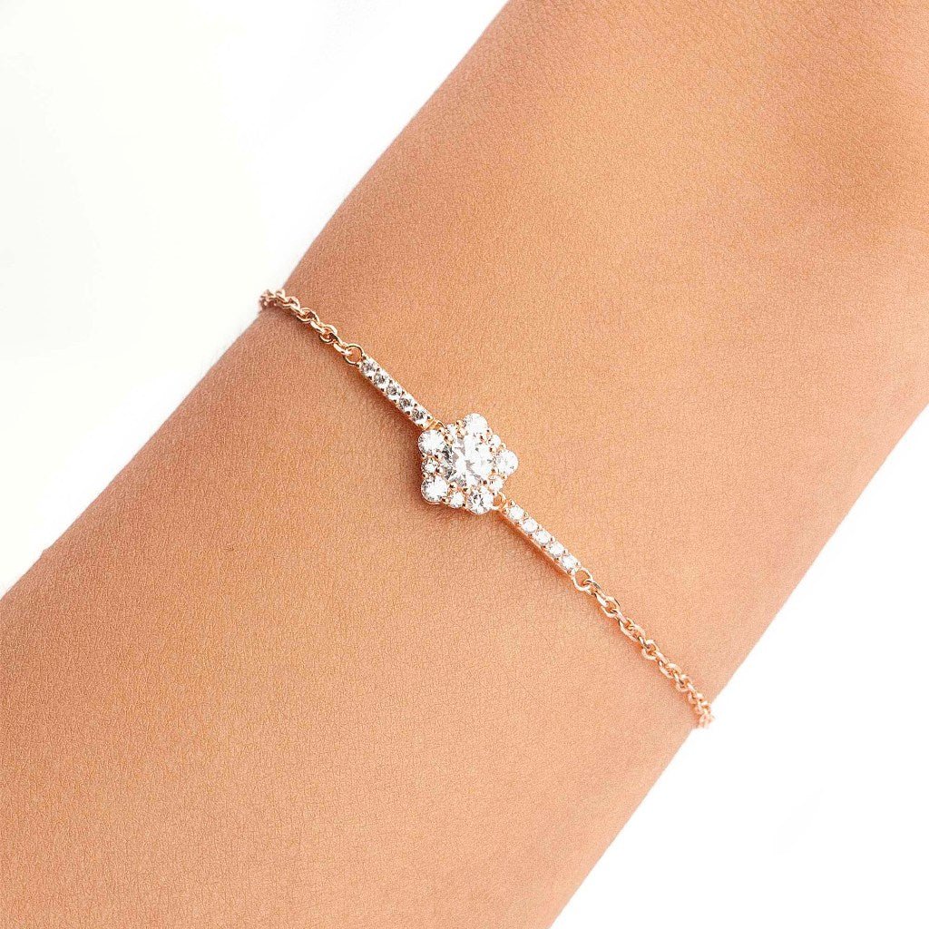 Gelang Serut Emas 7k - Aghnia Gold Bracelet - Avelia Collection - Juene Jewelry - Juene