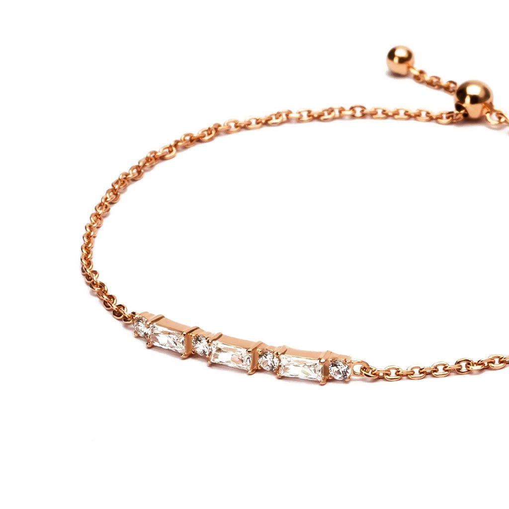 Gelang Serut Emas 7k - Aria Gold Bracelet - Quadra Collection - Juene Jewelry