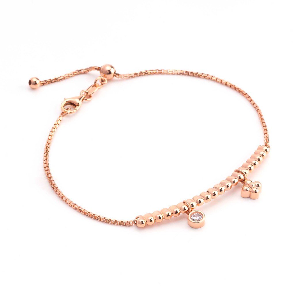 Gelang Serut Emas 7k - Aure Gold Bracelet - Dotsy Collection - Juene Jewelry - Juene