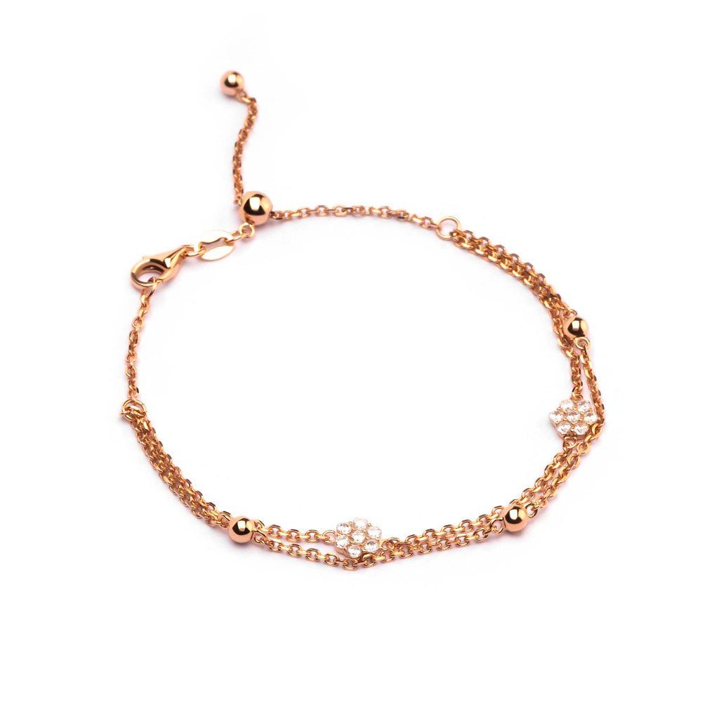 Gelang Serut Emas 7k - Bria Gold Bracelet - Velina Collection - Juene Jewelry - Juene