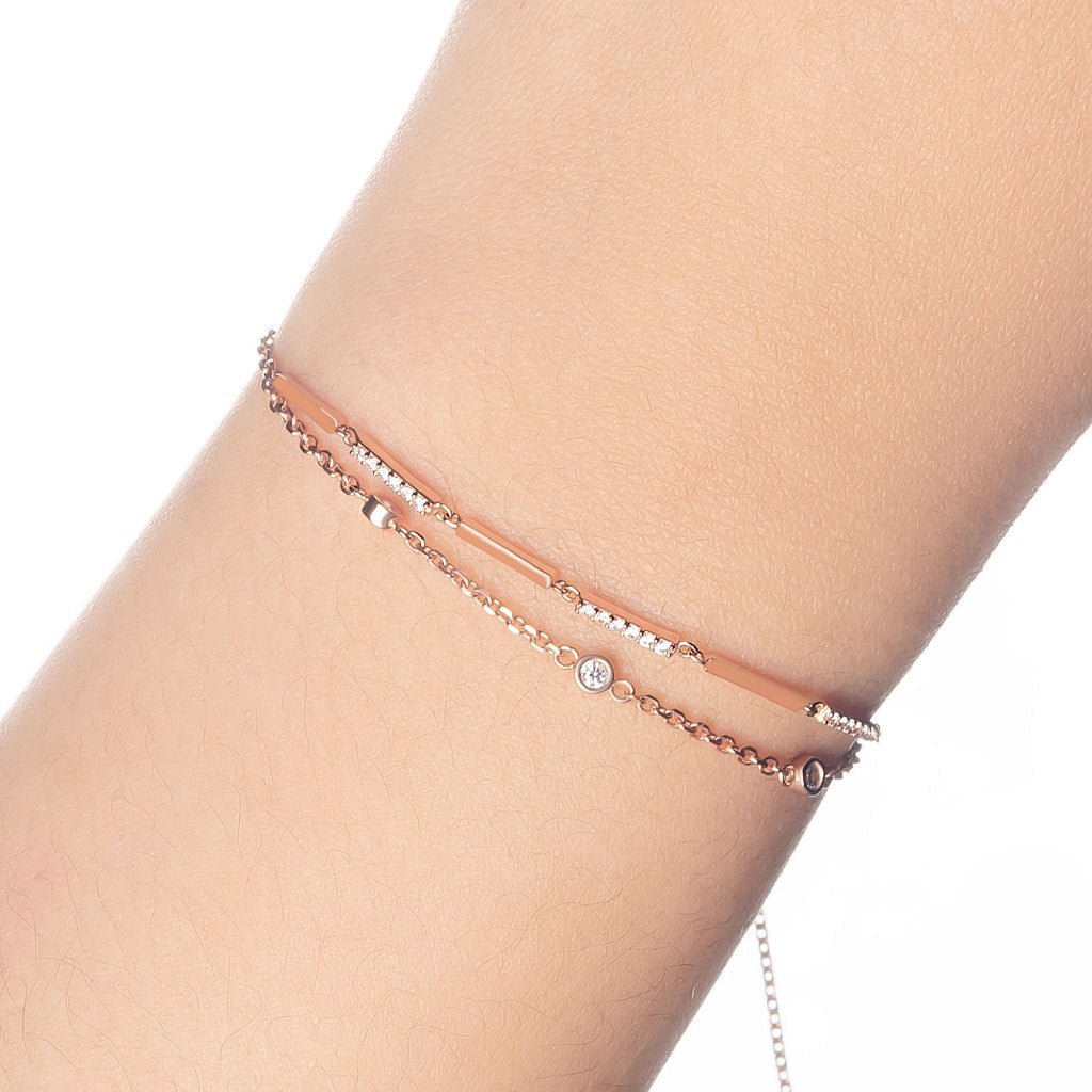 Gelang Serut Emas 7k - Faye Gold Bracelet - Treasure Collection - Juene Jewelry - Juene