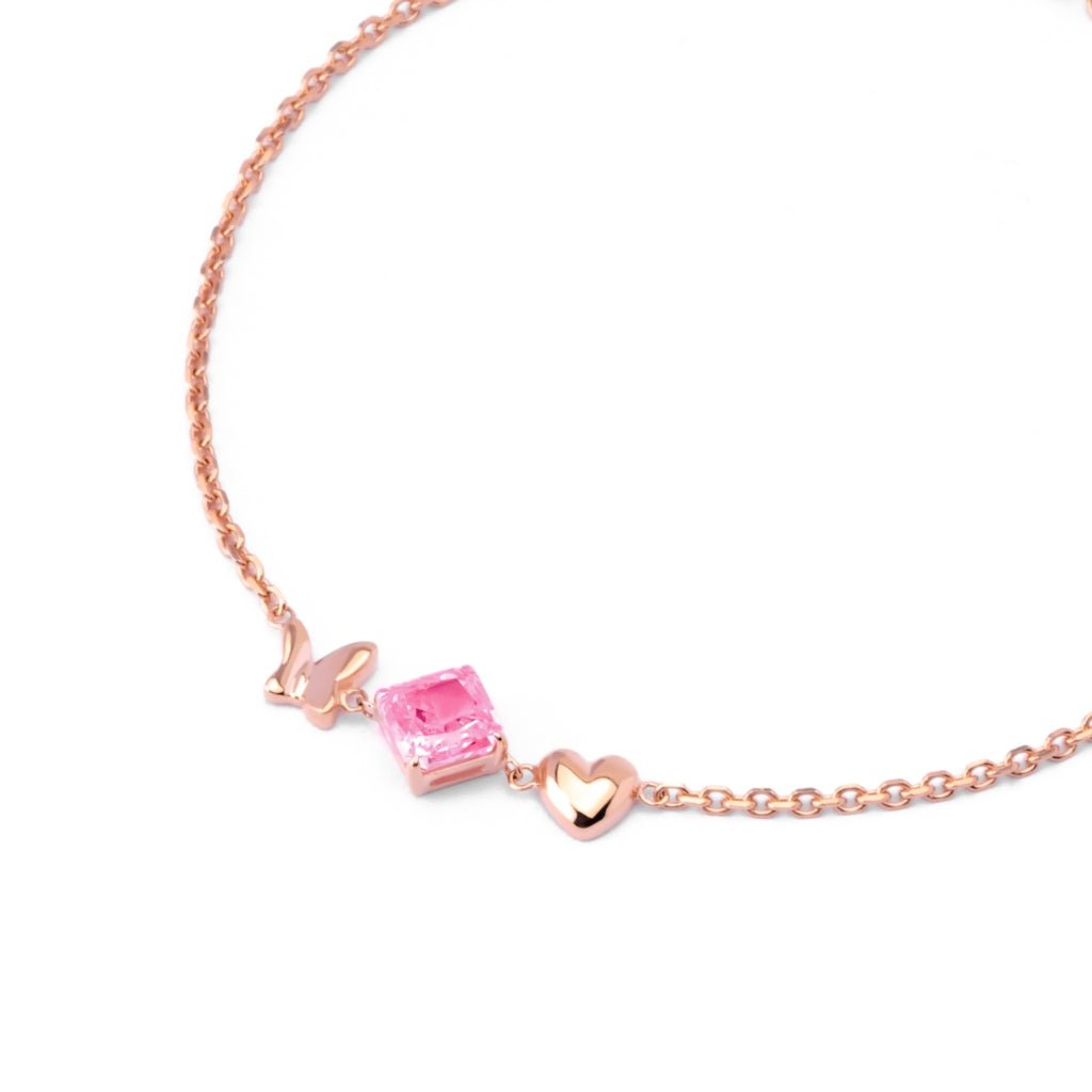 Gelang Serut Emas 7k - Gabby Gold Bracelet - Pinky Crush Collection - Juene Jewelry - Juene