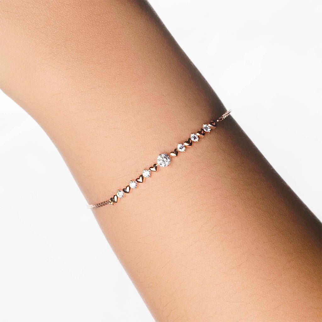 Gelang Serut Emas 7k - Lovia Gold Bracelet - Eternal Collection - Juene Jewelry - Juene
