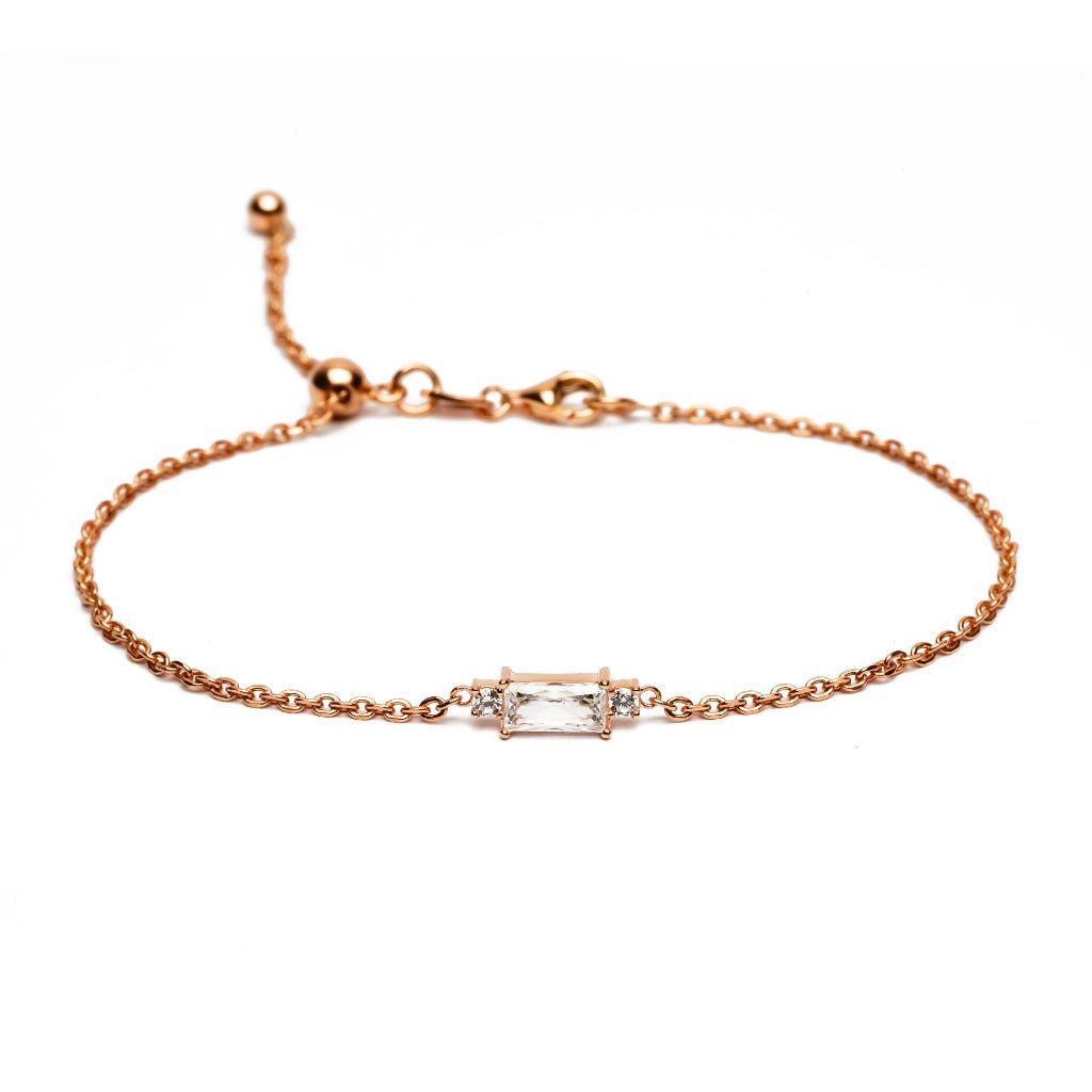 Gelang Serut Emas 7k - Nora Gold Bracelet - Quadra Collection - Juene Jewelry - Juene