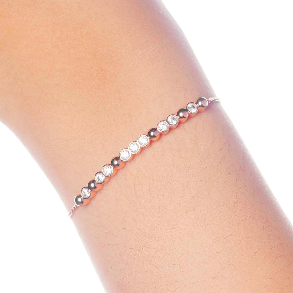 Gelang Serut Emas 7k - Rovia Gold Bracelet - Dotsy Collection - Juene Jewelry - Juene