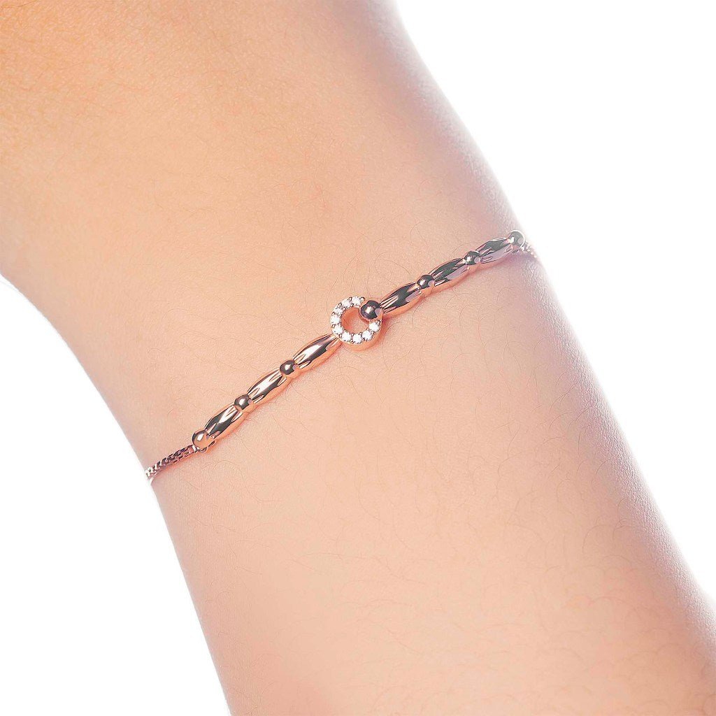 Gelang Serut Emas 7k - Valta Gold Bracelet - Dotsy Collection - Juene Jewelry - Juene
