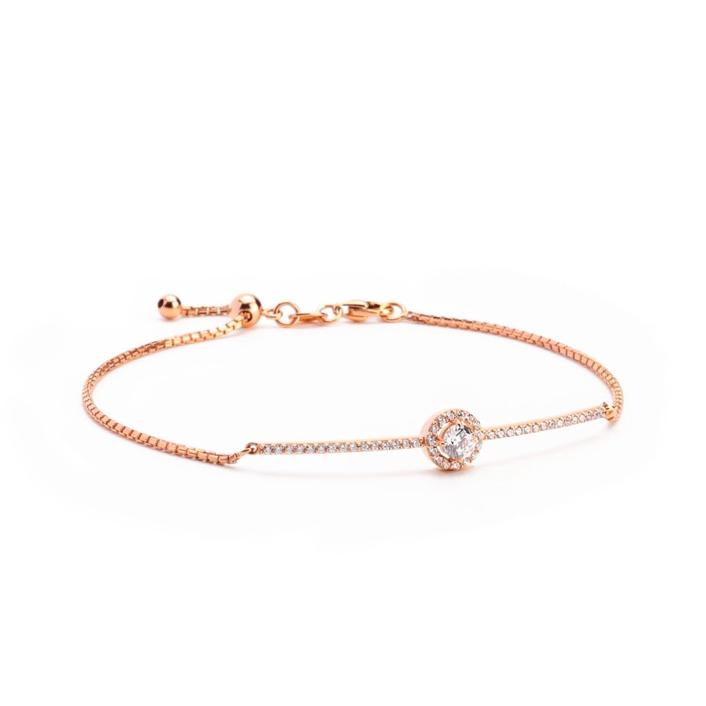 Gelang Serut Emas 7k - Vivian Gold Bracelet - Eternal Collection - Juene Jewelry - Juene