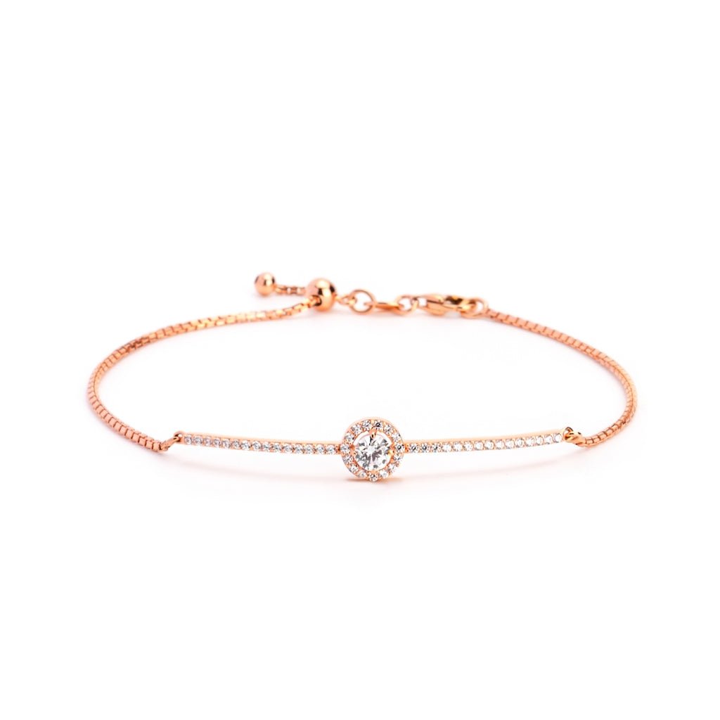 Gelang Serut Emas 7k - Vivian Gold Bracelet - Eternal Collection - Juene Jewelry - Juene