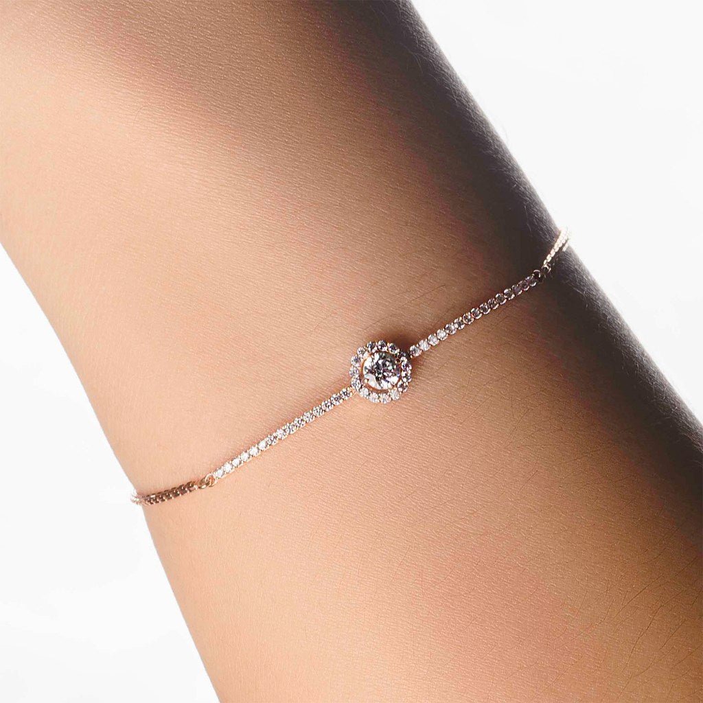 Gelang Serut Emas 7k - Vivian Gold Bracelet - Eternal Collection - Juene Jewelry - Juene