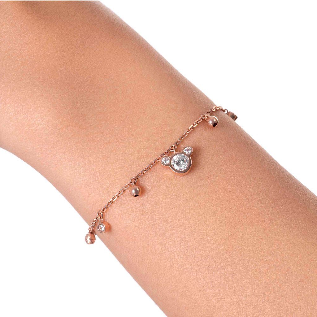 Gelang Serut Emas 8K - Bear Gold Bracelet - Brianeta Collection - Juene Jewelry - Juene Jewelry
