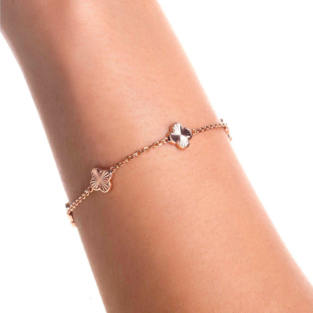 Gelang Serut Emas 8k - Cio Gold Bracelet - Evelina Collection - Juene Jewelry - Juene Jewelry