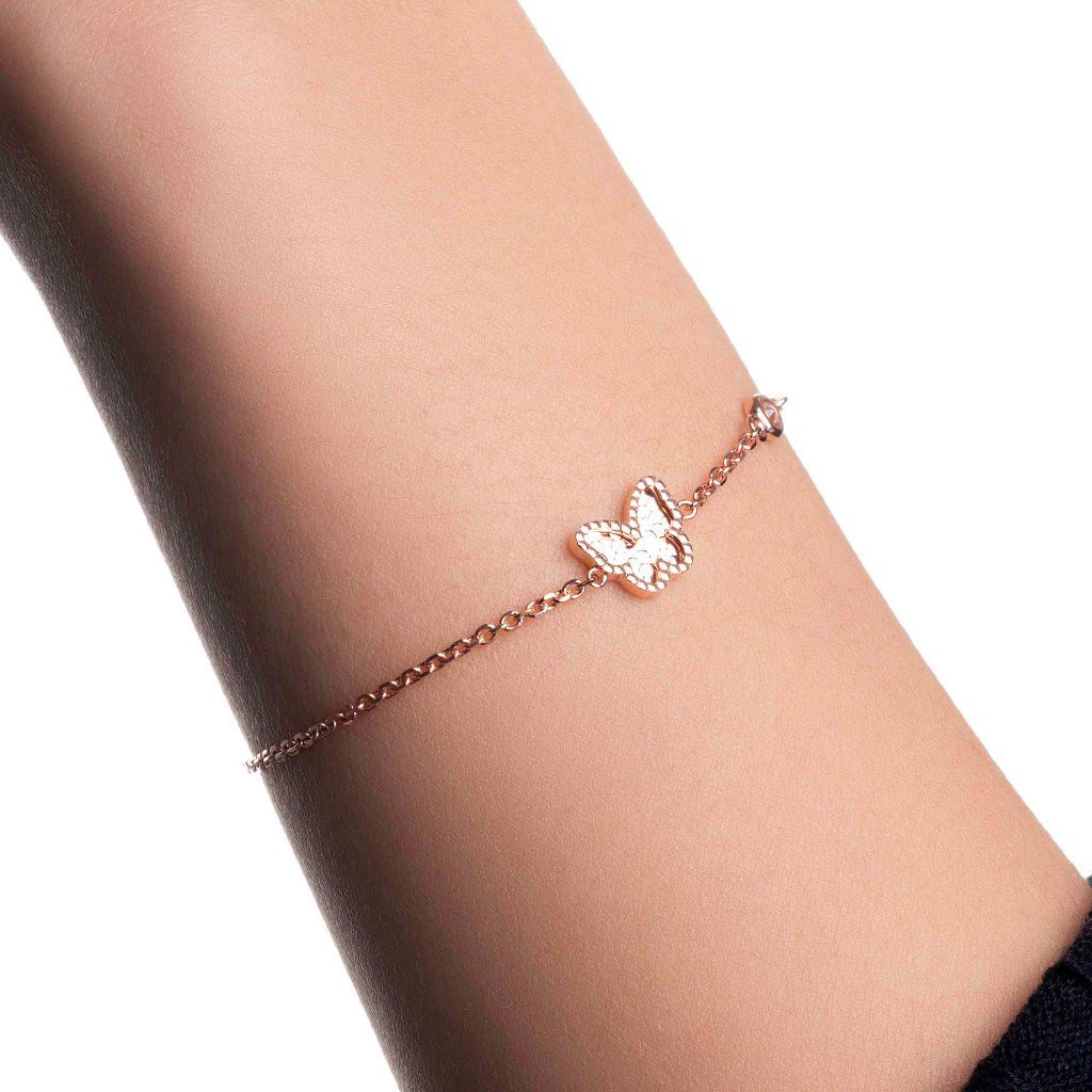 Gelang Serut Emas 8K - Lilia Gold Bracelet - Fiora Collection - Juene Jewelry - Juene