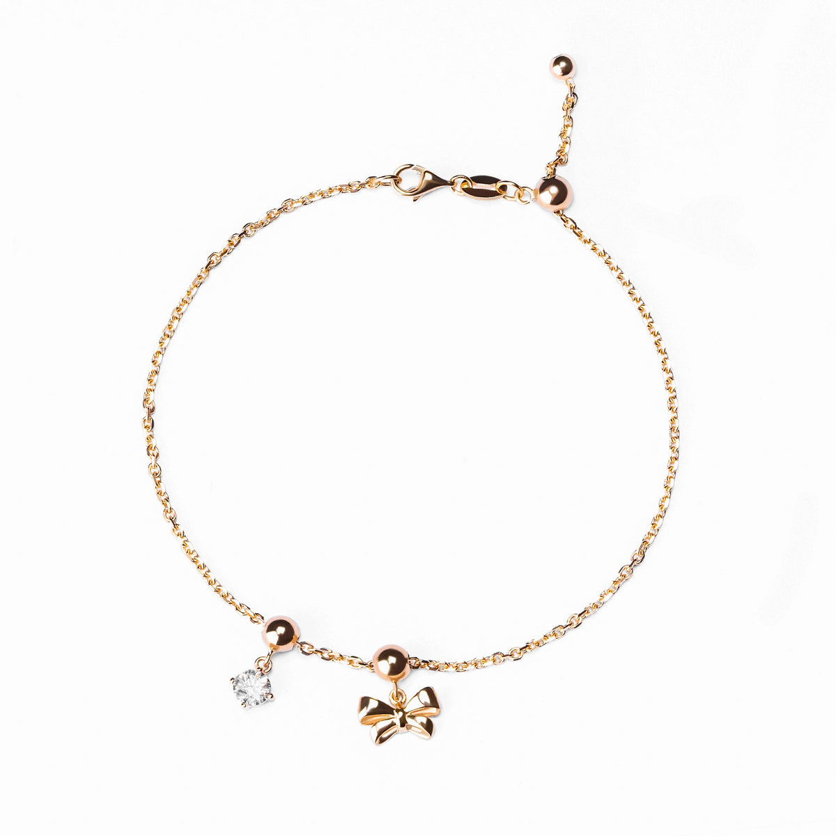 Gelang Serut Emas 8K - Ribbon Gold Bracelet - Fiora Collection - Juene Jewelry - Juene