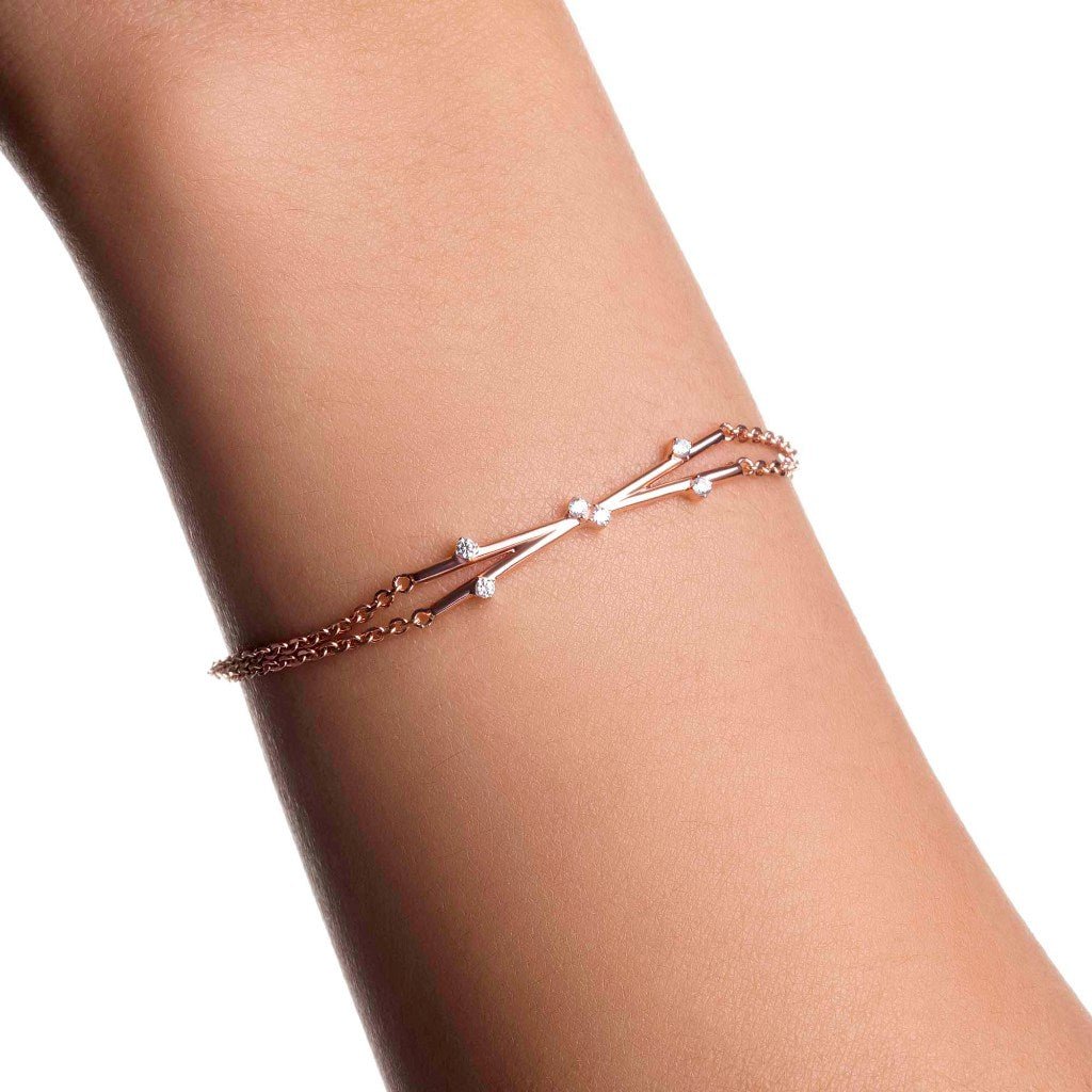 Gelang Serut Emas 8k - Tiana Gold Bracelet - Tally Collection - Juene Jewelry - Juene Jewelry