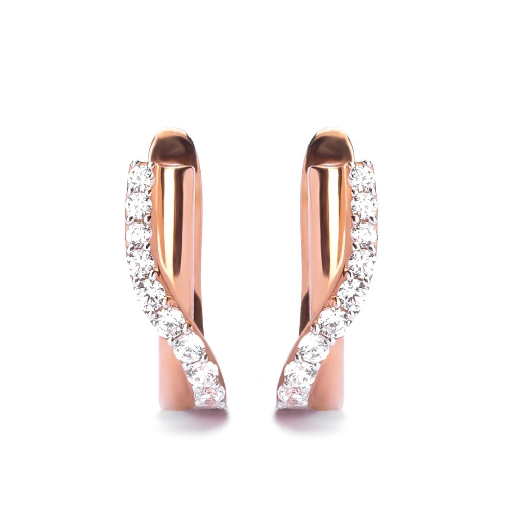 Anting Emas 7k - Asa Gold Earring - Dazzling Collection - Juene Jewelry