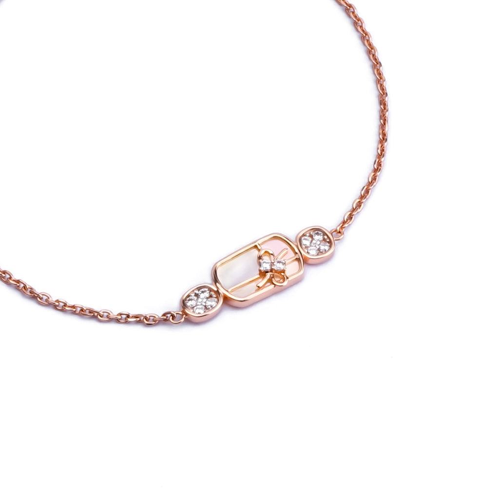 Gelang Serut Emas 8k - Rita Gold Bracelet - Tally Collection - Juene Jewelry