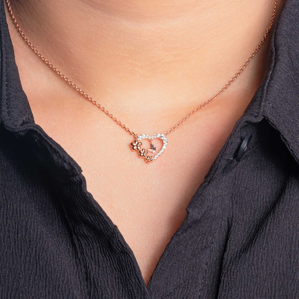 Kalung Serut Emas 7k - Clarie Gold Necklace - Treasure Collection - Juene Jewelry