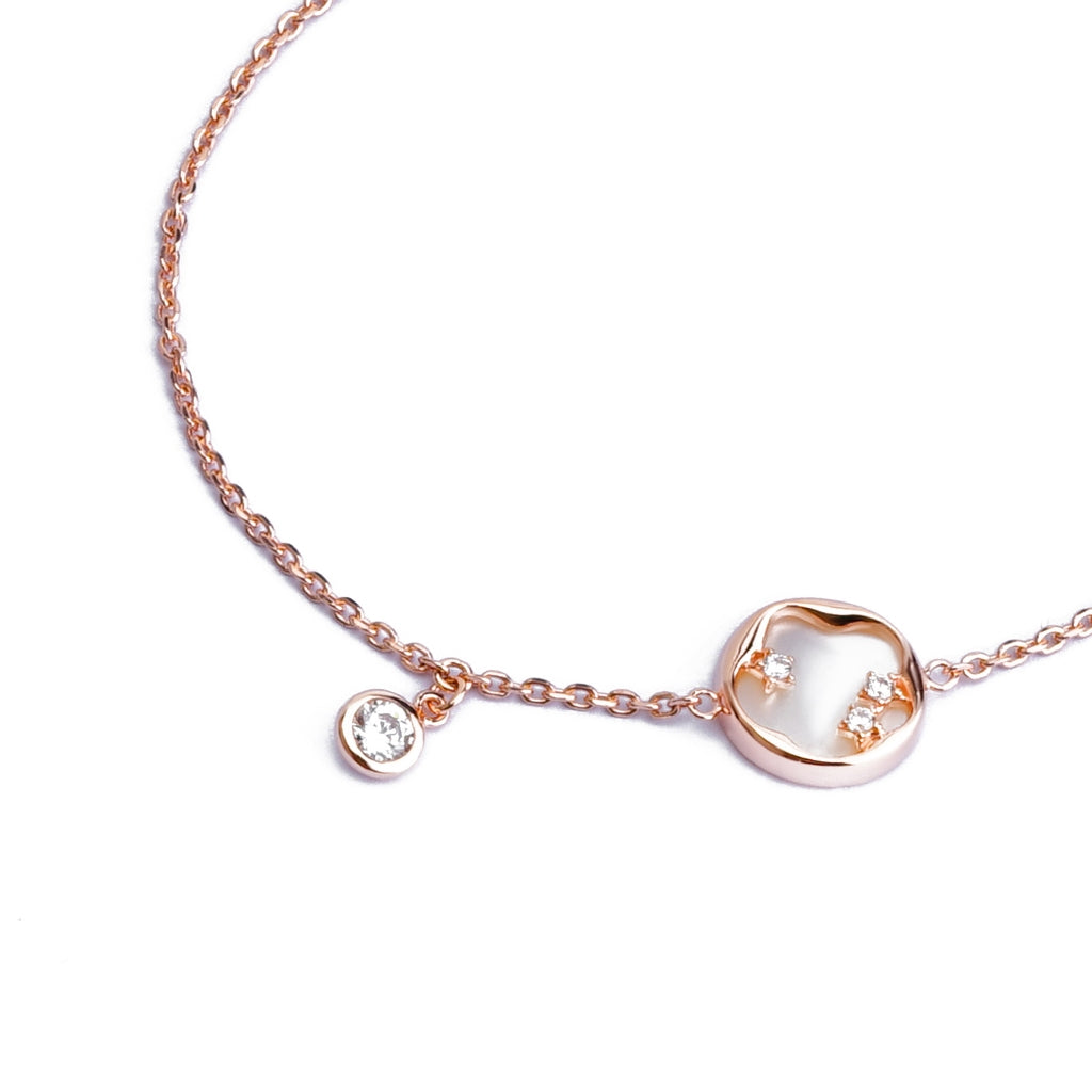 Gelang Serut Emas 8k - Star Pearl Gold Bracelet - Tally Collection - Juene Jewelry