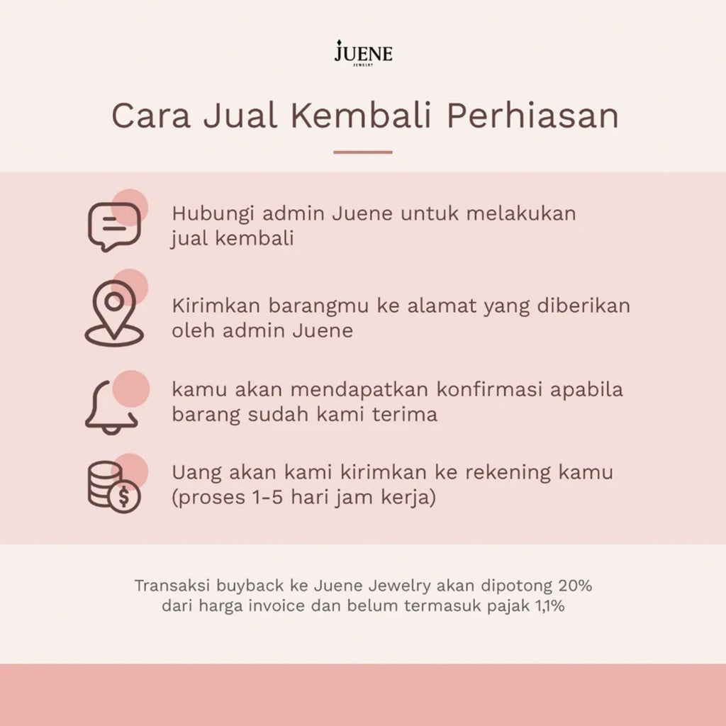 Anting Tusuk Emas 7k - Riana Gold Stud Earring - Bubbly Collection - Juene Jewelry