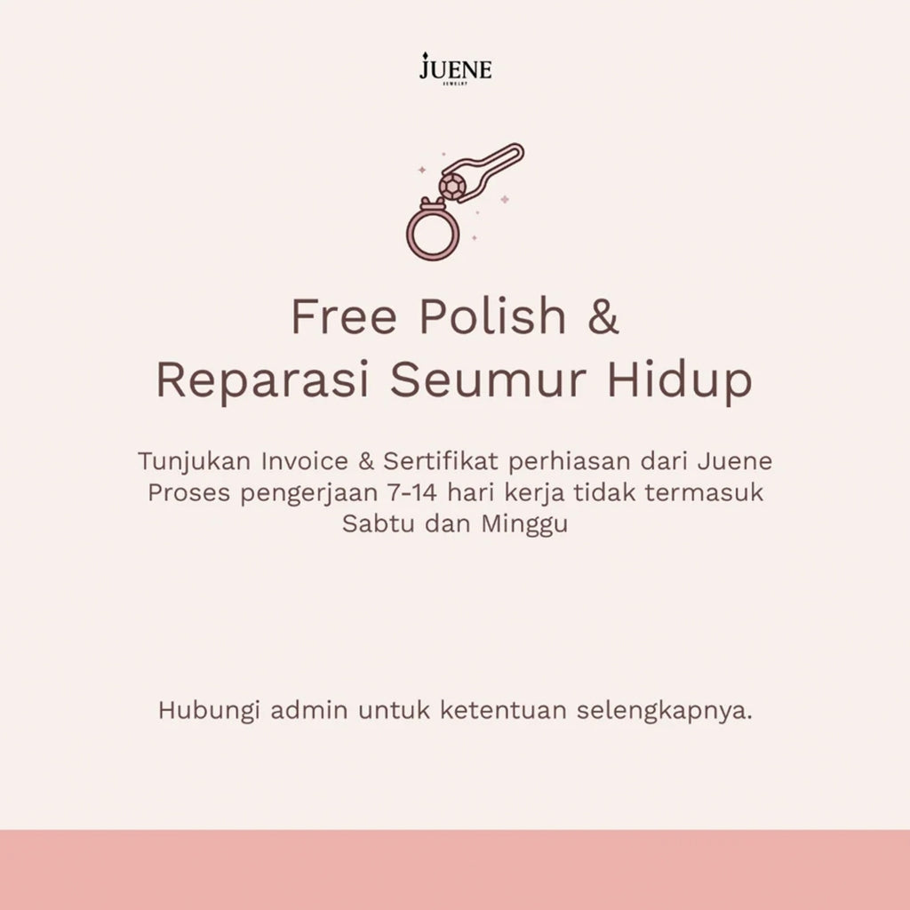 Anting Tusuk Emas 7k - Riana Gold Stud Earring - Bubbly Collection - Juene Jewelry