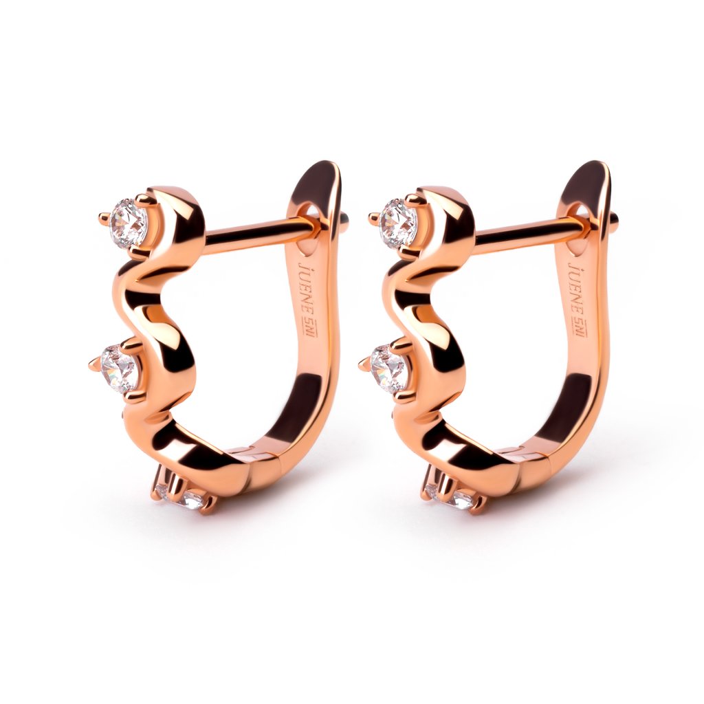 Anting Tusuk Emas 8K - Ziza Gold Earring - Terra Collection - Juene Jewelry