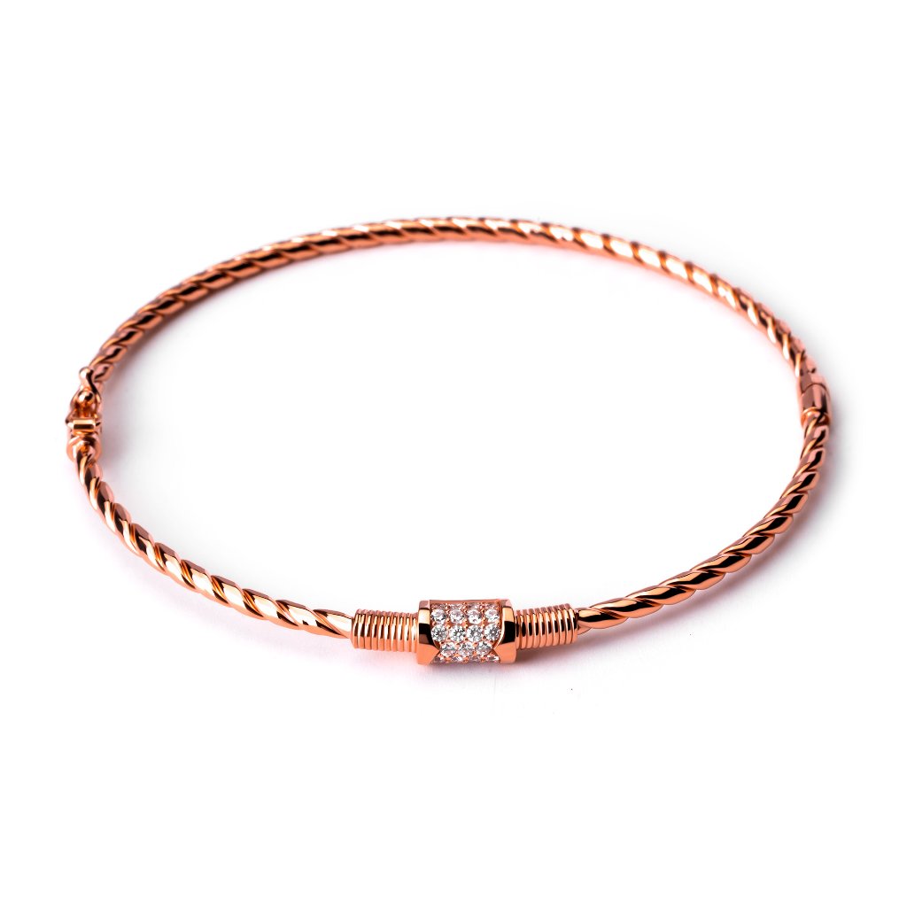 Gelang Emas 8K - Sparla Gold Bangle 02 - Terra Collection - Juene Jewelry