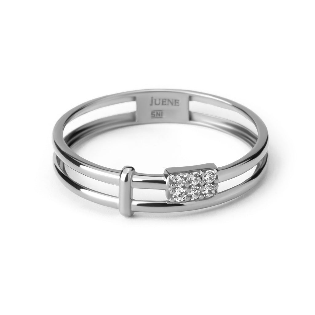 Cincin Emas 8K - Azara Gold Ring - Terra Collection - Juene Jewelry