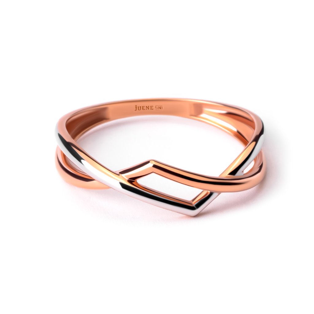Cincin Emas 8K - Sina Gold Ring - Terra Collection - Juene Jewelry