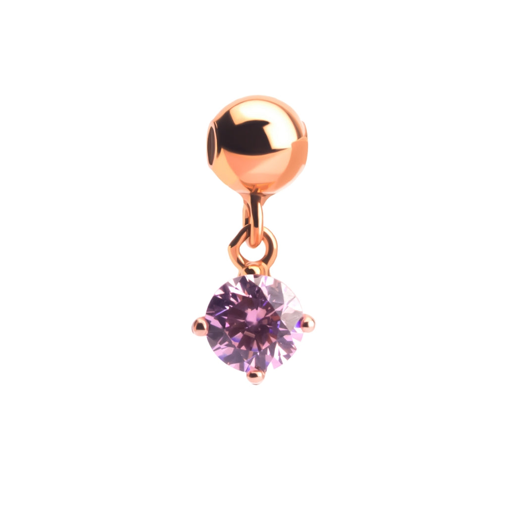 Liontin Emas 7k - Pink Gold Charm - Luxxe 02 Collection - Juene Jewelry