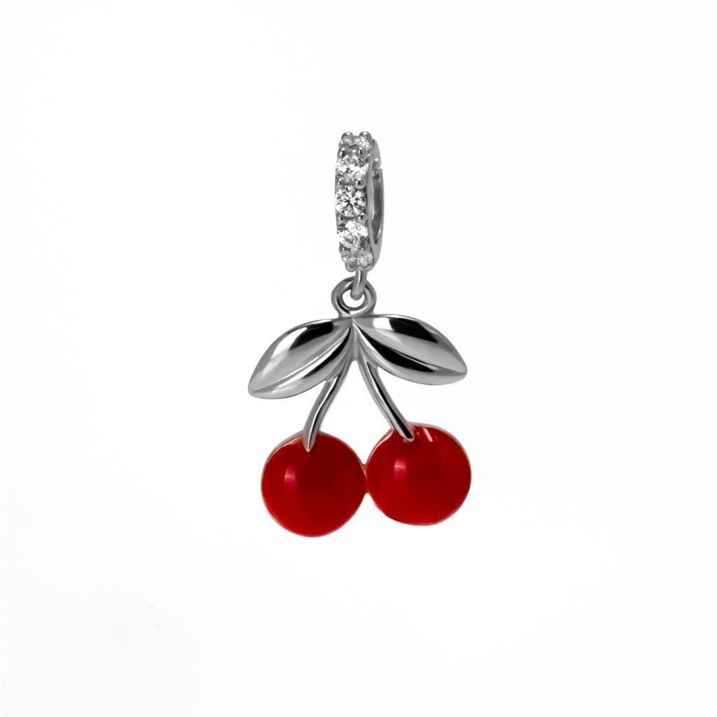 Liontin Emas 8k - Cherry Gold Charm - Fiora Collection - Juene Jewelry