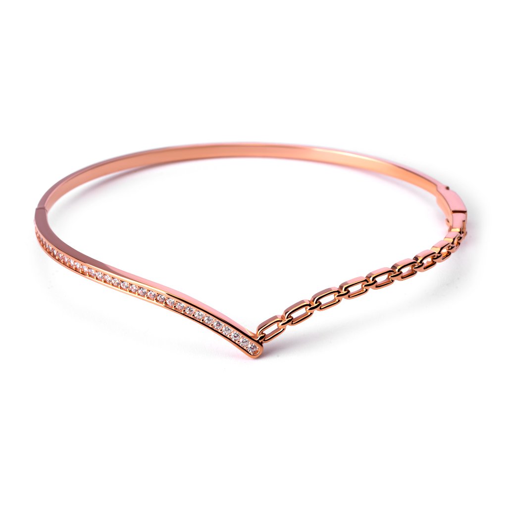 Gelang Emas 8K - Sparla Gold Bangle 04 - Terra Collection - Juene Jewelry