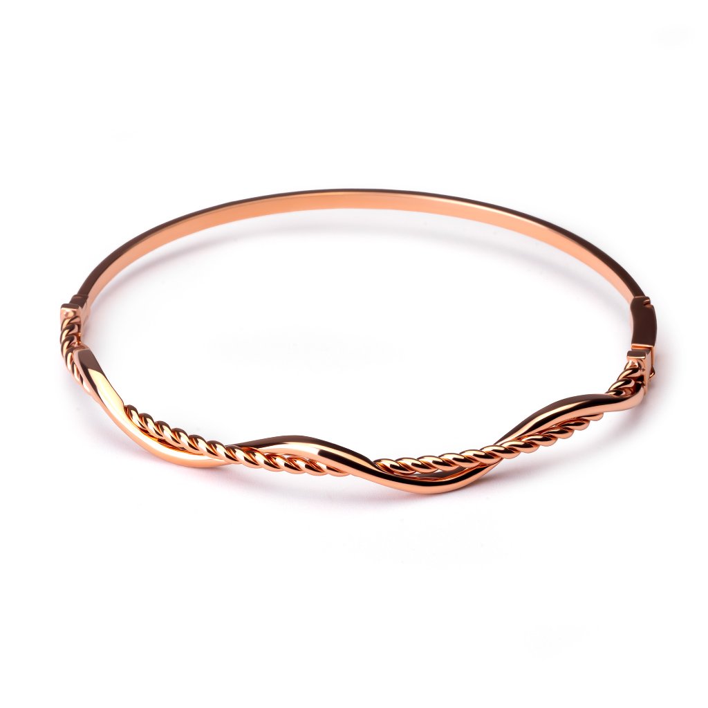 Gelang Emas 8K - Chanta Gold Bangle - Terra Collection - Juene Jewelry
