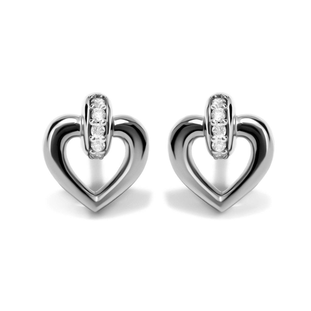 Anting Stud Emas 8K - Dona Gold Earring - Veya Collection - Juene Jewelry