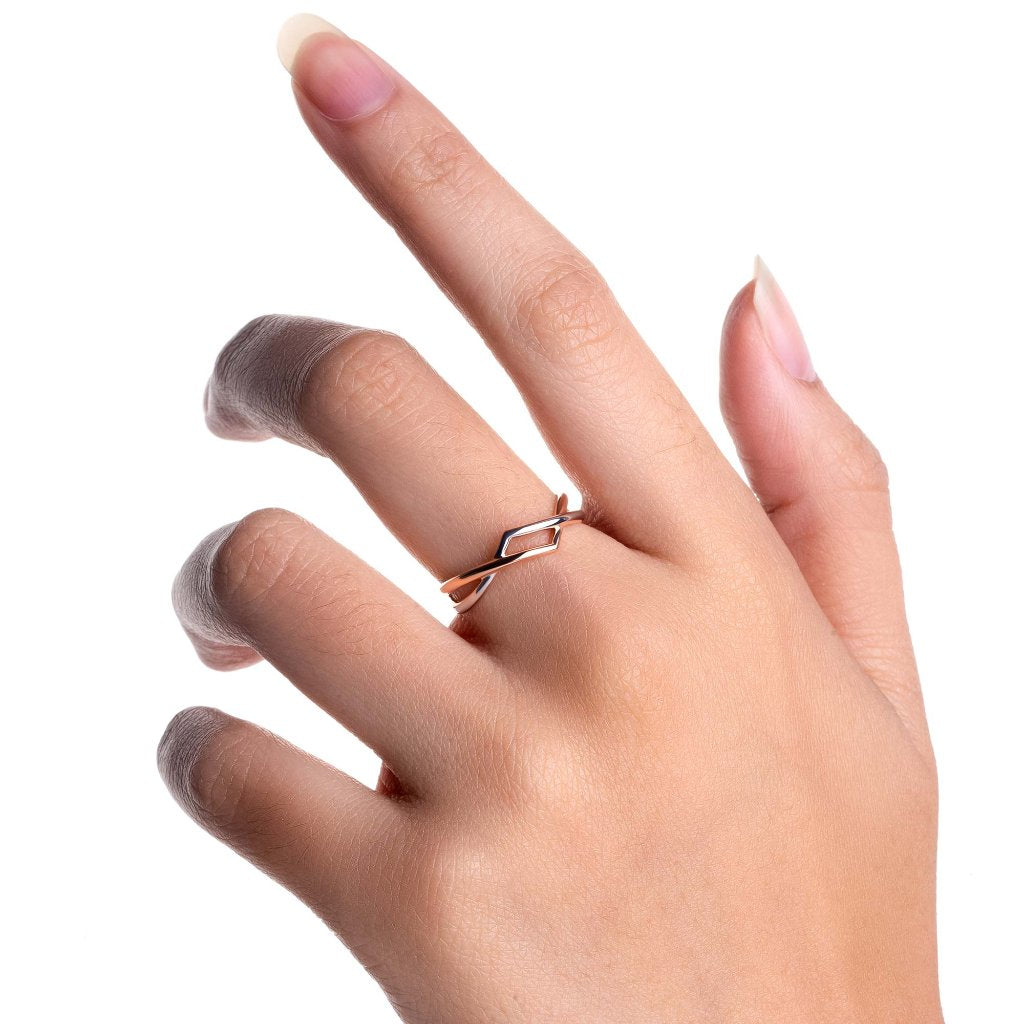 Cincin Emas 8K - Sina Gold Ring - Terra Collection - Juene Jewelry