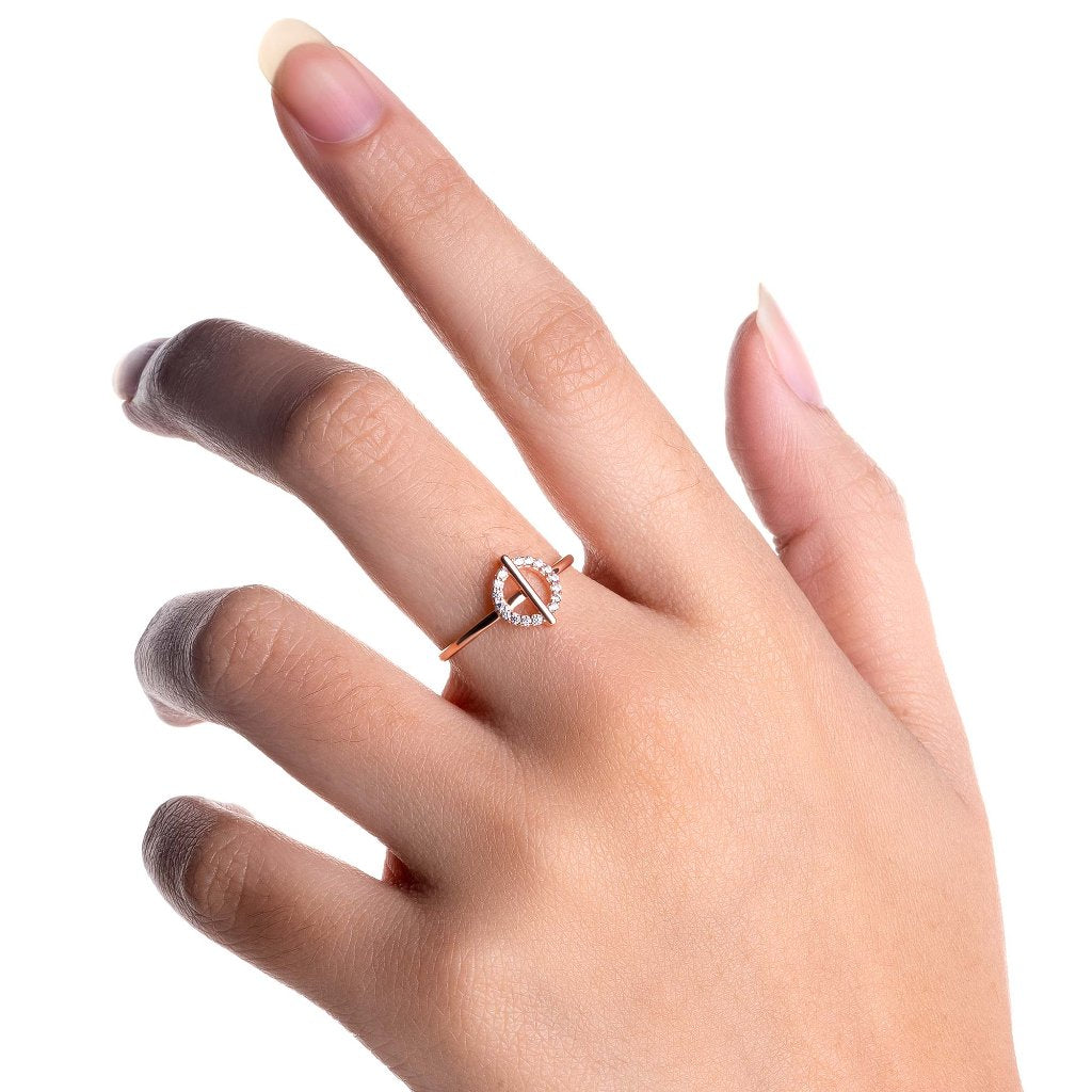 Cincin Emas 8K - Cira Gold Ring - Terra Collection - Juene Jewelry