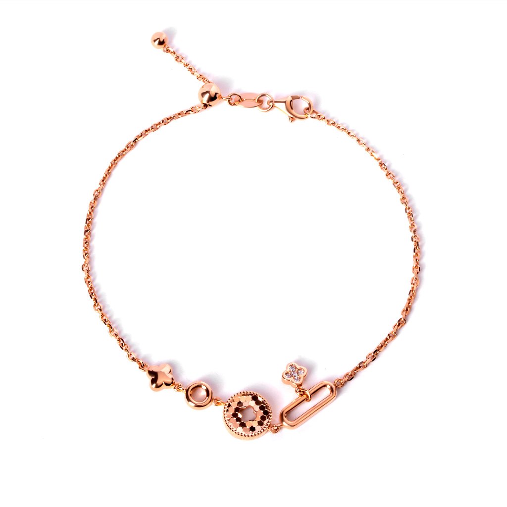 Gelang Serut 8K - Sarra Gold Bracelet - Maddie Collection - Juene Jewelry