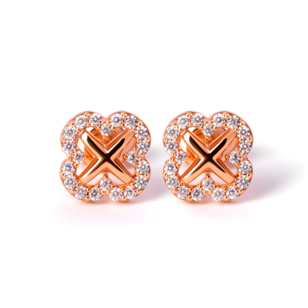 Anting Tusuk Emas 8K - Mona Gold Earring - Maddie Collection - Juene Jewelry