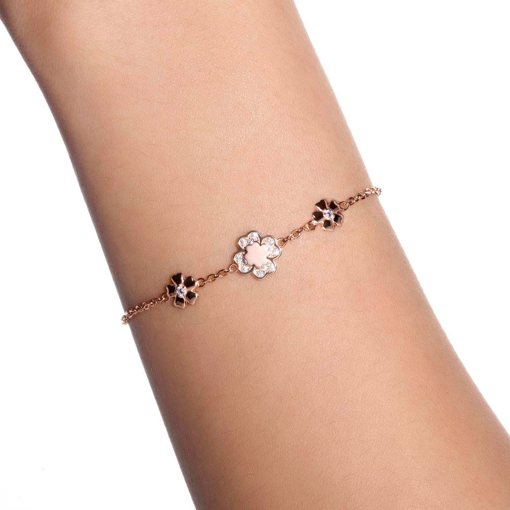 Gelang Serut Emas 8K - Anthea Gold Bracelet - Veya Collection - Juene Jewelry
