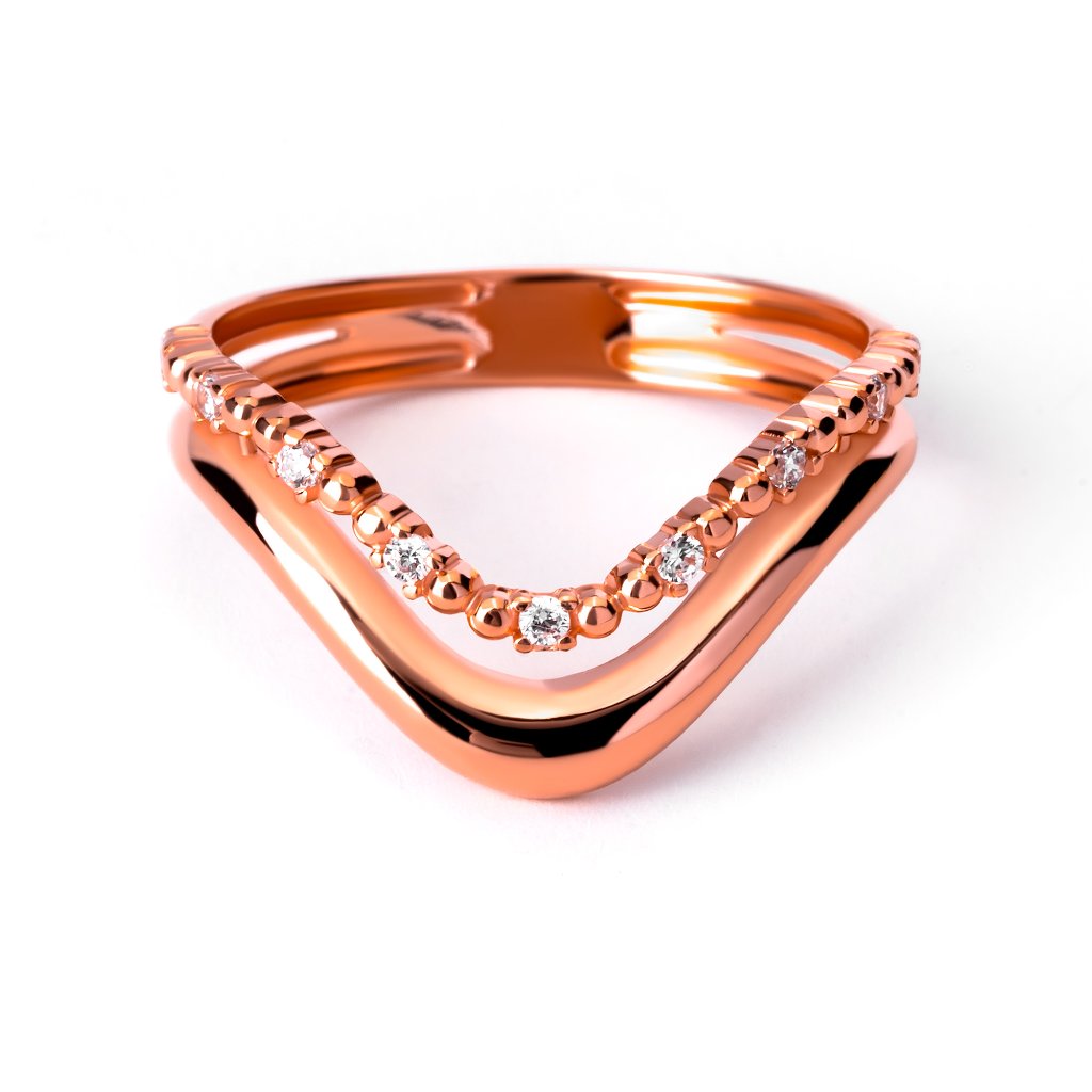 Cincin Emas 8K - Lior Gold Ring 01 - Terra Collection - Juene Jewelry
