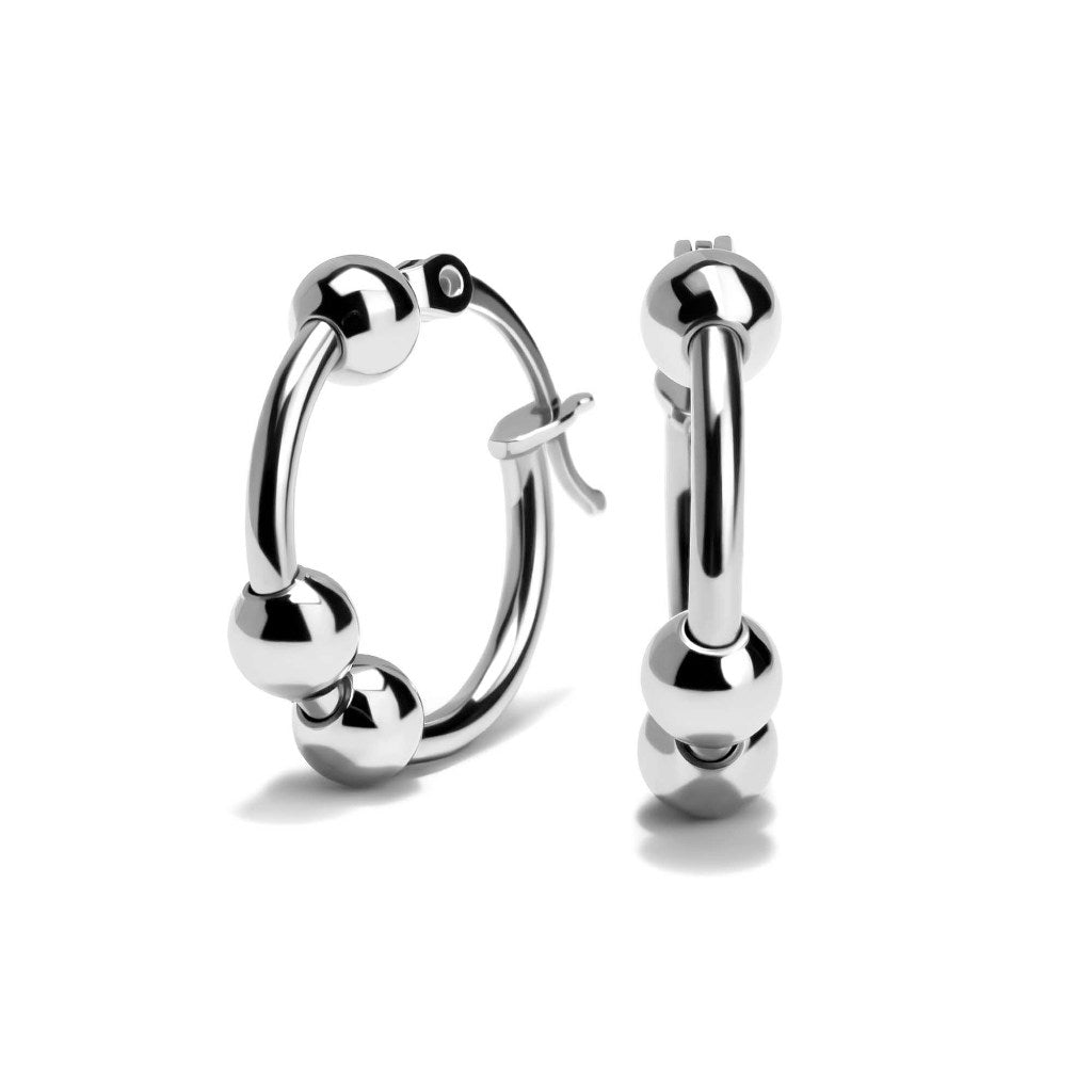 Anting Hoops Emas 8K - Mina Gold Earring - Veya Collection - Juene Jewelry