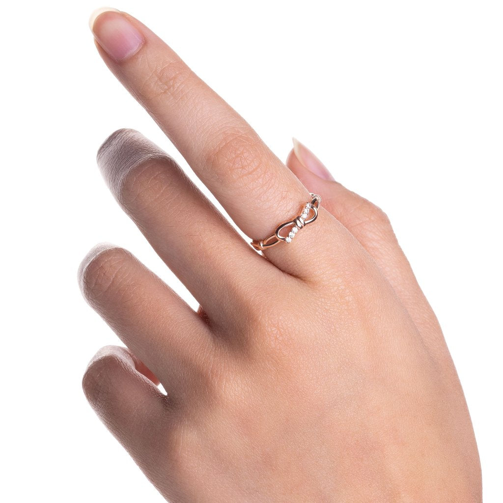 Cincin Emas 8K - Michi Gold Ring 02 - Terra Collection - Juene Jewelry